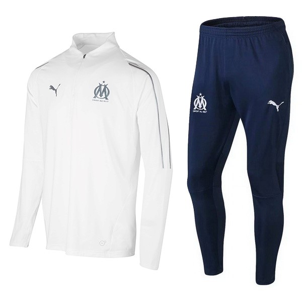 Chandal Olympique De Marsella 2018-2019 Blanco Azul